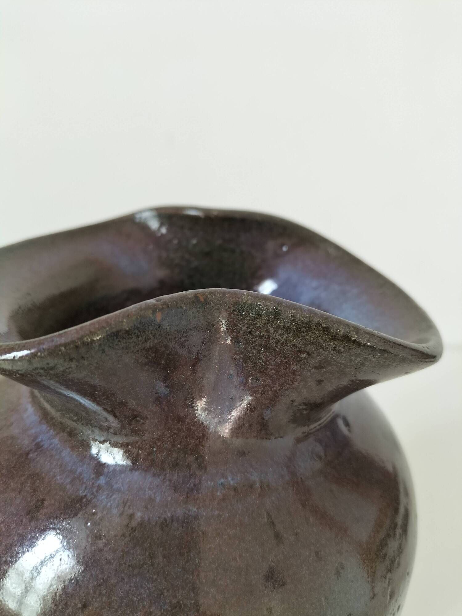 Stoneware vase – Signed JB
