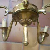 Lustre art deco-5 branches