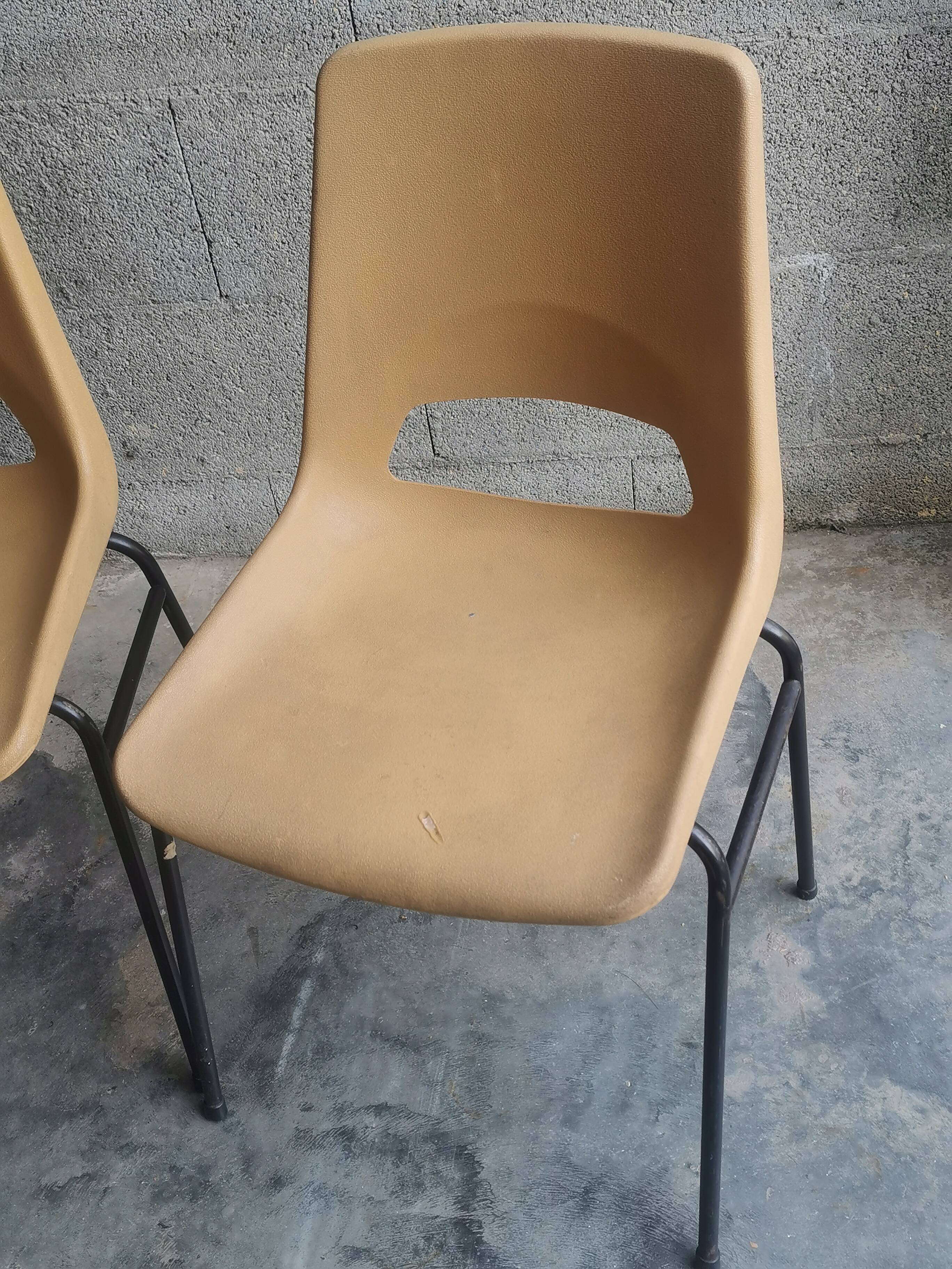 Set of 3 vintage “grofillex” chairs