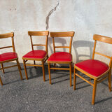 Set of 4 vintage bistro chairs