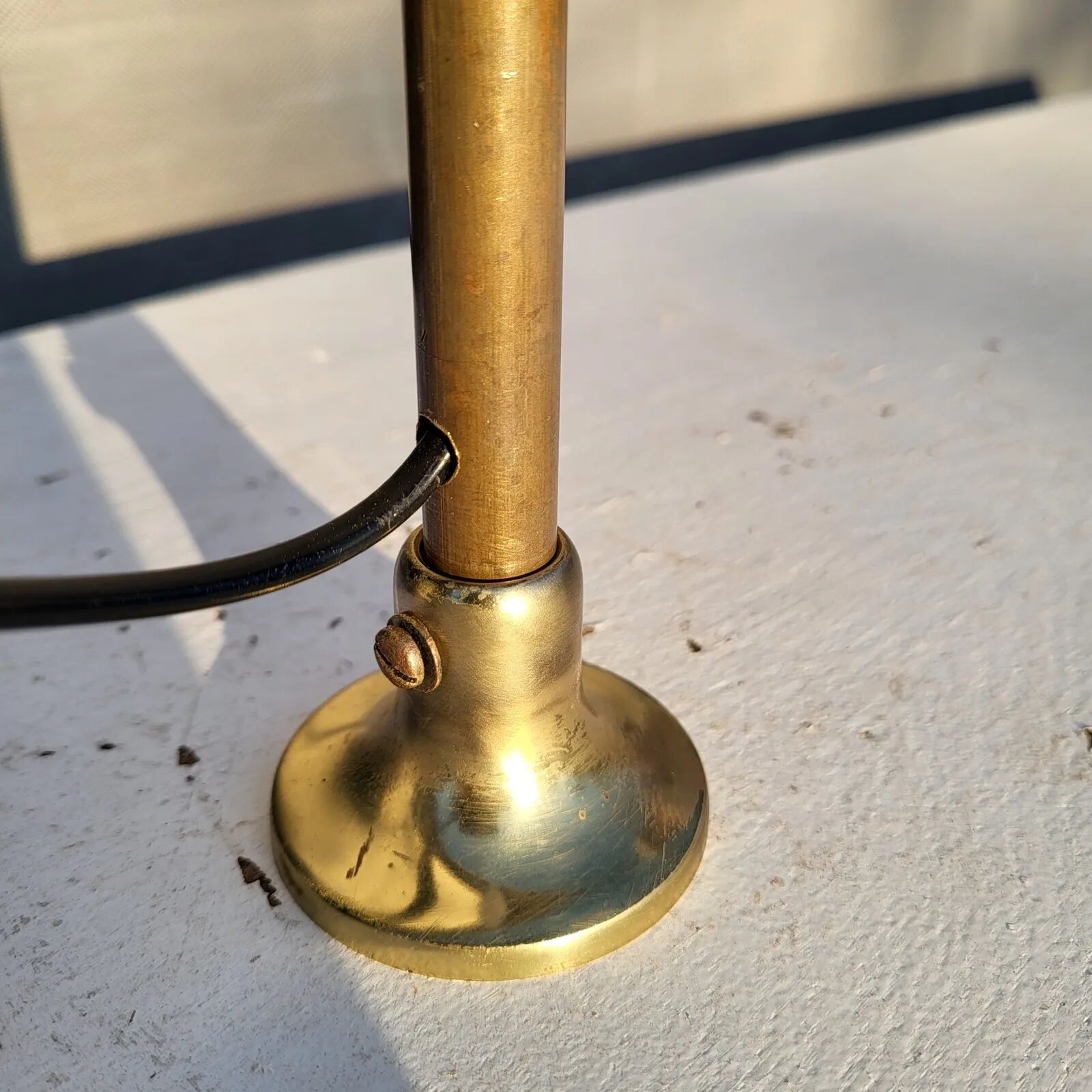 Mid-century architect's handcrafted lamp