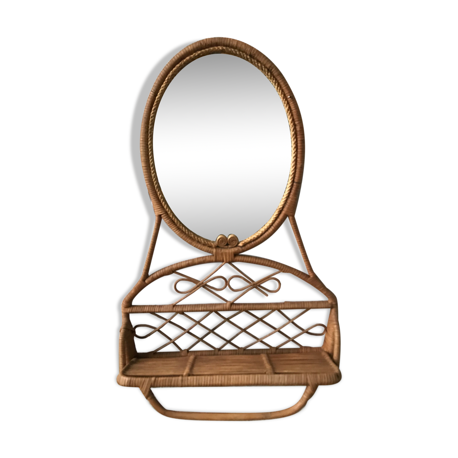 Vintage mirror-shelf  46x70cm