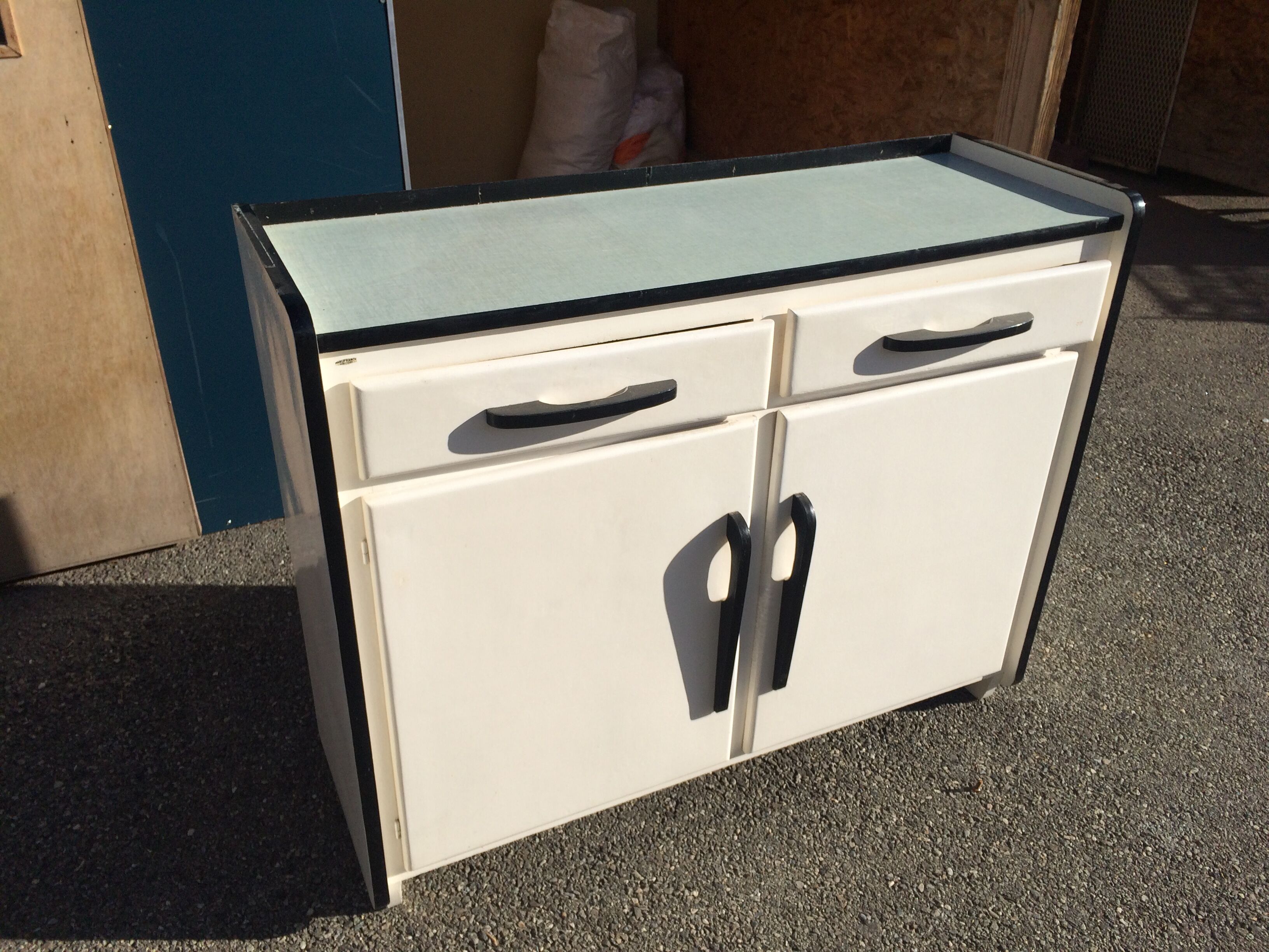 White Mado low buffet - 50s