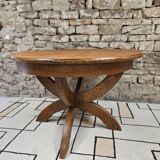 Vintage 1970s round dining table