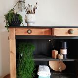 Library- croat in renovated old pitchpin