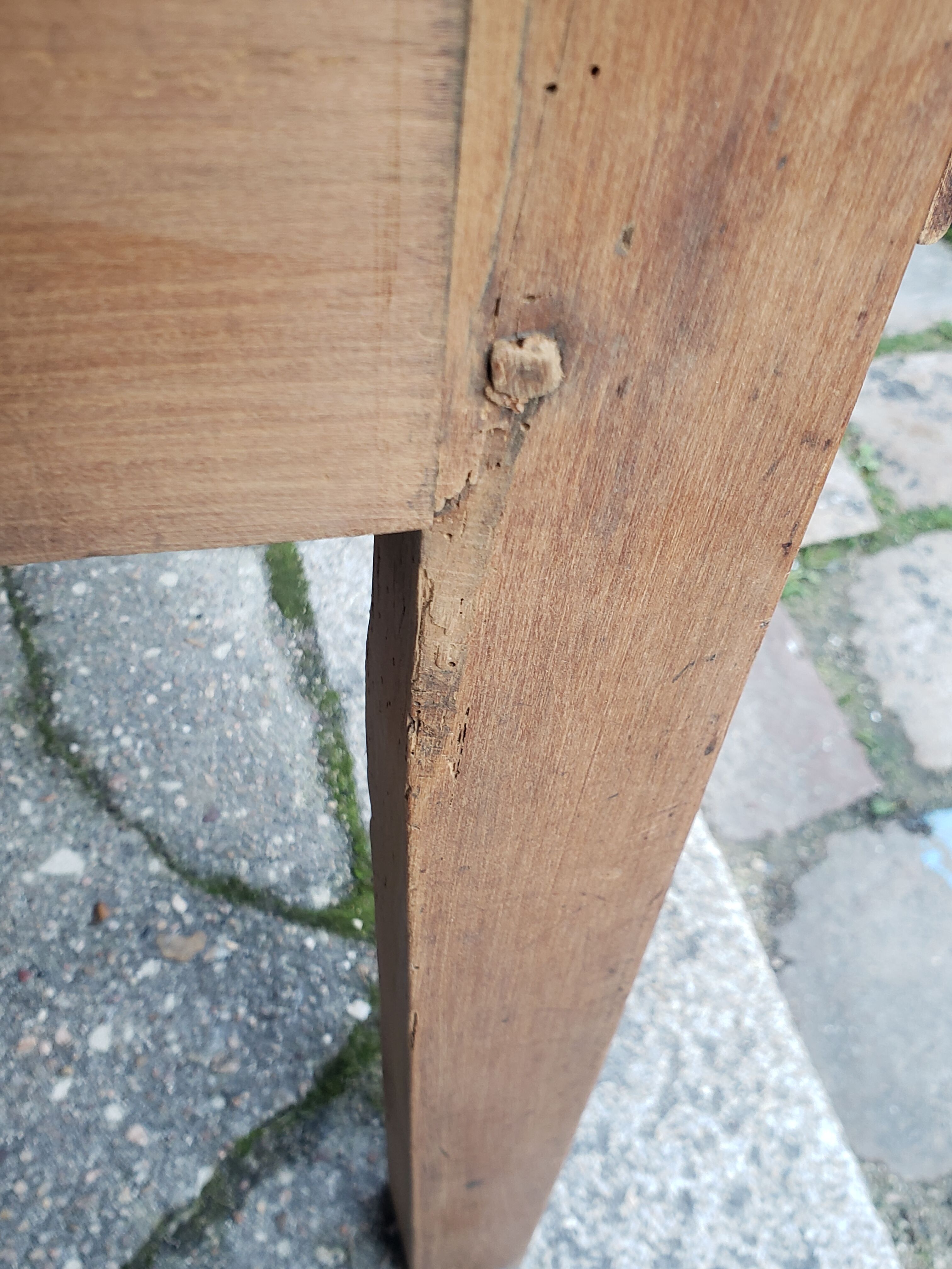 Farm table coffee table