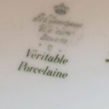 6 Bavaria dinner plates. Annabel model. White, gold edging. Central motif.