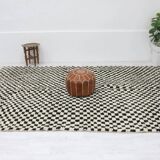 Handmade wool Berber rug 283 x 195 cm