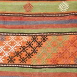 Tapis Kilim Vintage tissé à la main 6x8, 177x242Cm