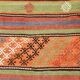 6x8 Handwoven Vintage Kilim Rug, 177x242Cm