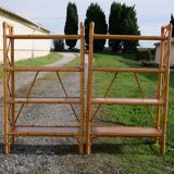Vintage rattan shelf