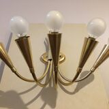 Brass wall light