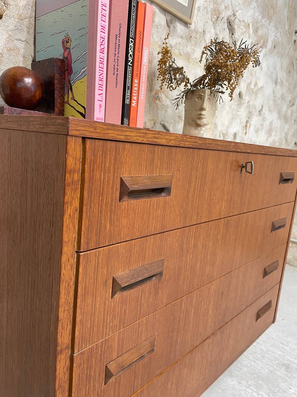 Commode danoise en teck des années 60