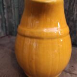 Pichet majolica jaune millésimé français