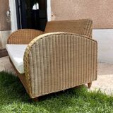 Banquette rotin / osier