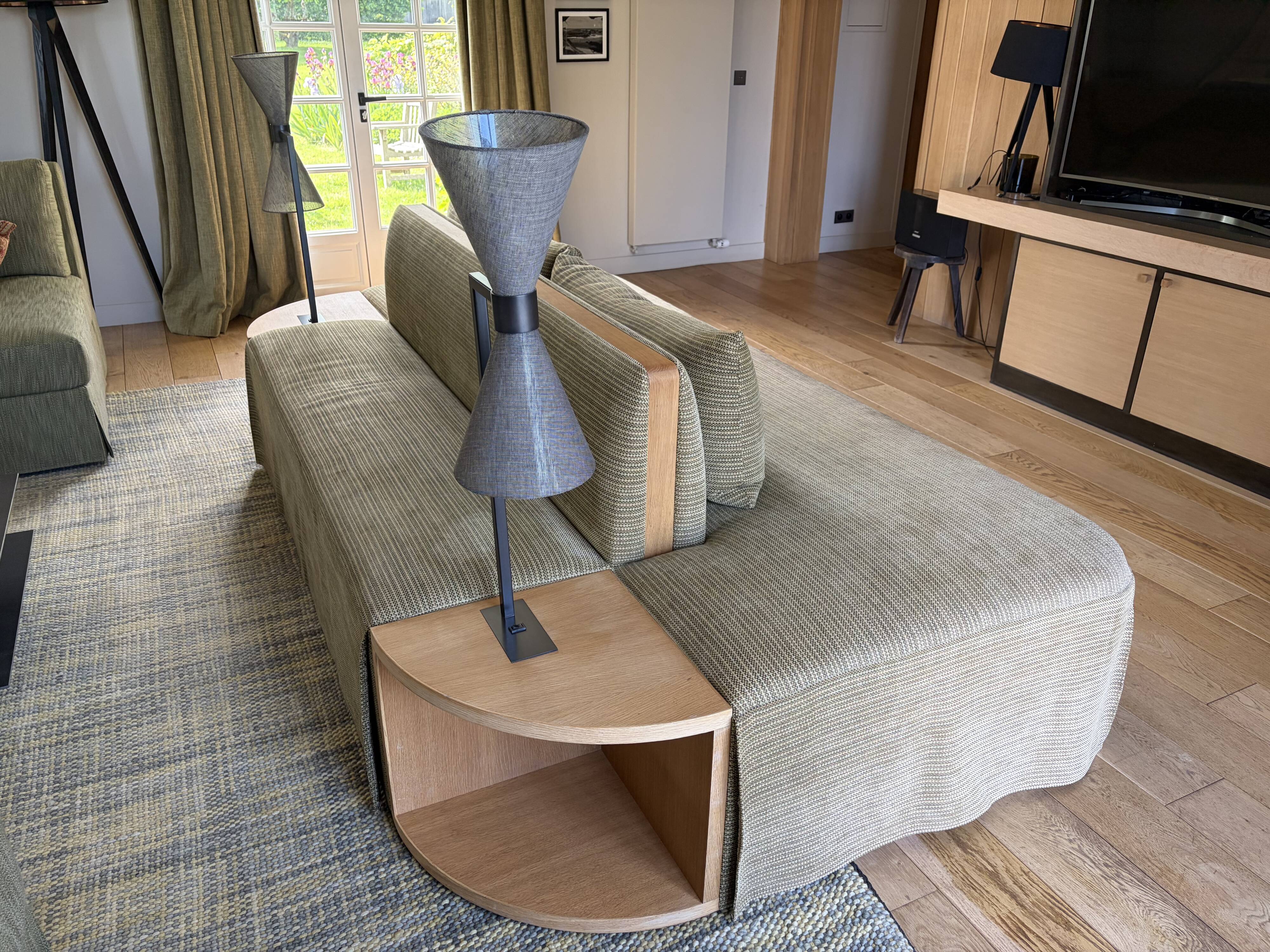Custom double-sided sofa