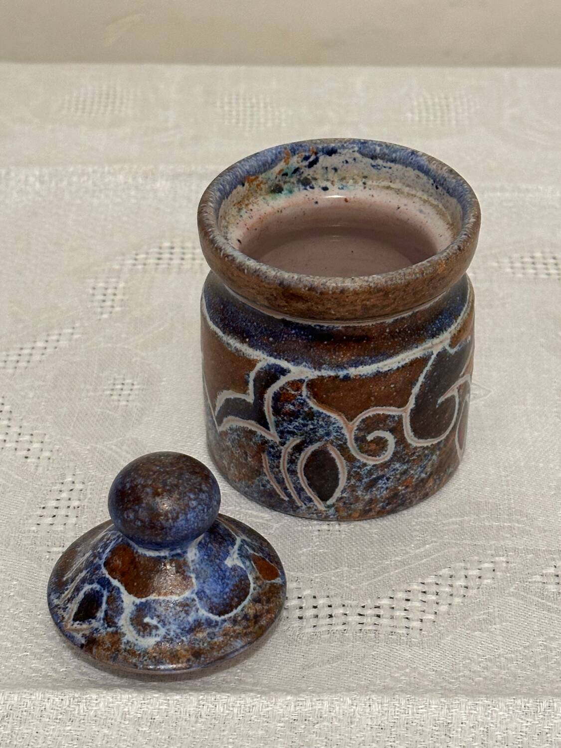 Small ceramic pot by Bernard Buffat