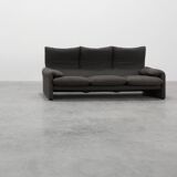Cassina Three‑Seat Sofa by Vico Magistretti, Italy, 1990