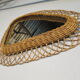46x65cm rattan mirror