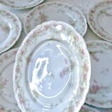 Emile Bourgeois porcelain plates, Drouot Paris