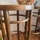 Wooden and cane bistro bar stools