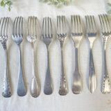 Set of 8 Vintage Mismatched Forks