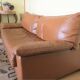 Sofa bed 3 seats Steiner leather