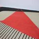 Big midcentury kilim abstract wool design geometric rug / carpet, 1960s
