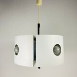 White suspension by Klaus Hempel for Kaiser Leuchten, 1970