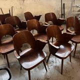 4 chaises Oswald Haerdtl pour Ton, Tchécoslovaquie