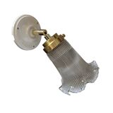 Ancienne applique murale tulipe vintage holophane