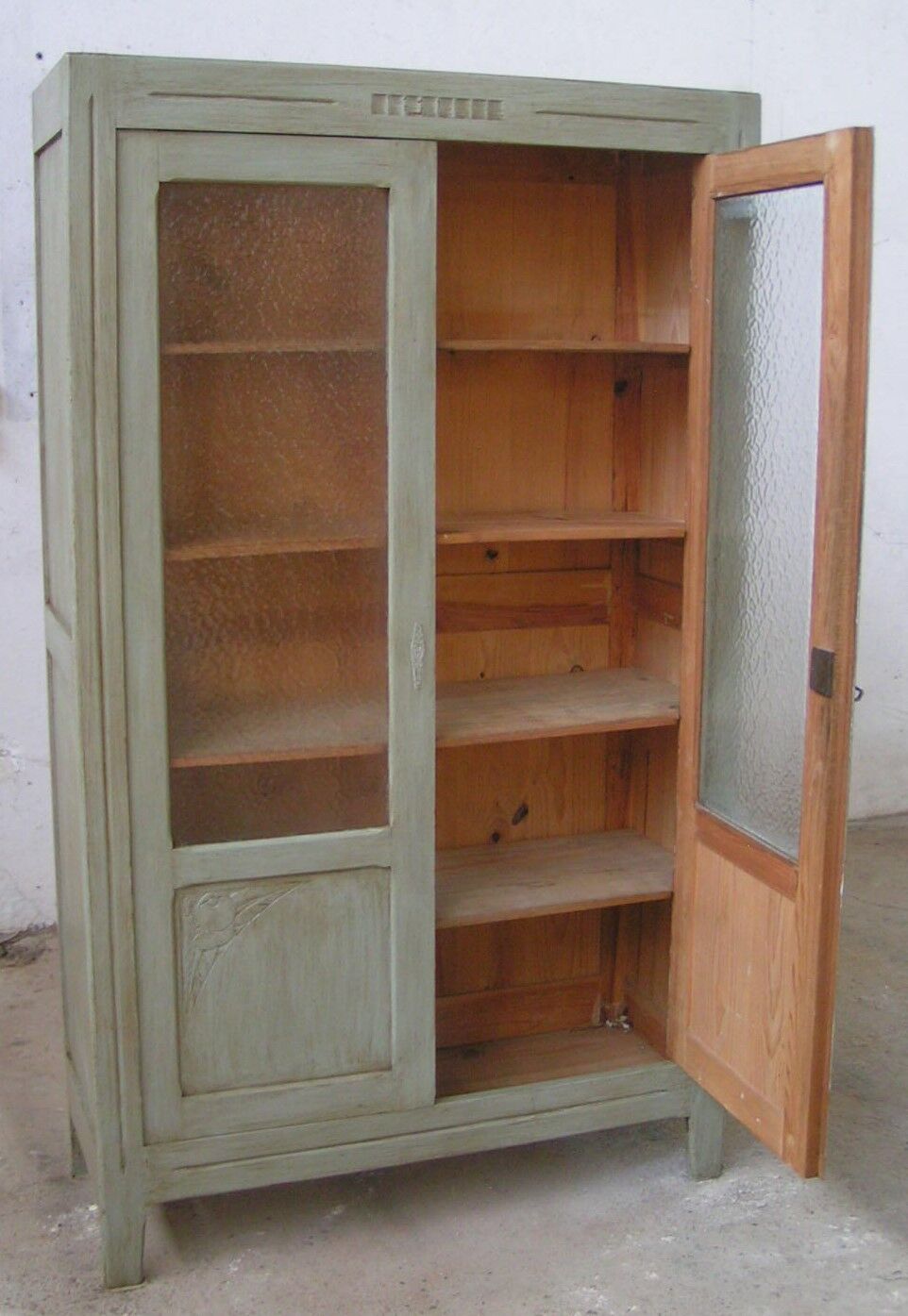 Glazed bookcase cabinet