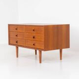 Commode basse par Erik Brouer pour Brouer Møbelfabrik (Danemark, 1960)