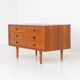 Commode basse par Erik Brouer pour Brouer Møbelfabrik (Danemark, 1960)