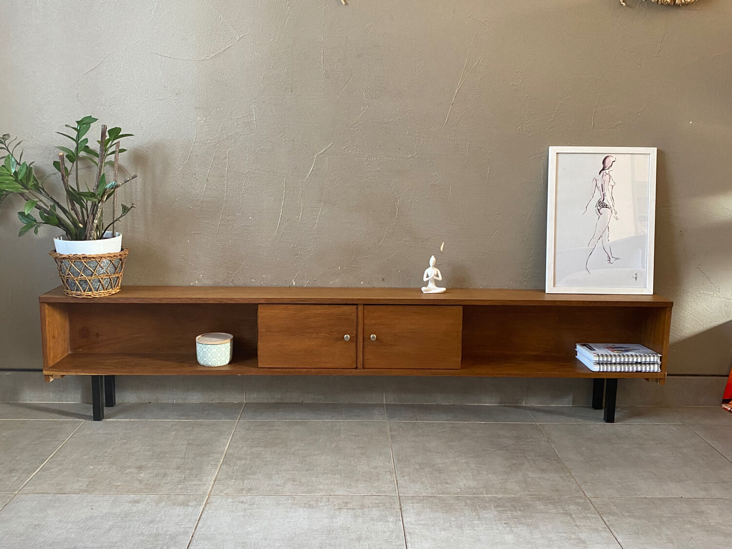 Wooden sideboard of the years 50-60 vintage