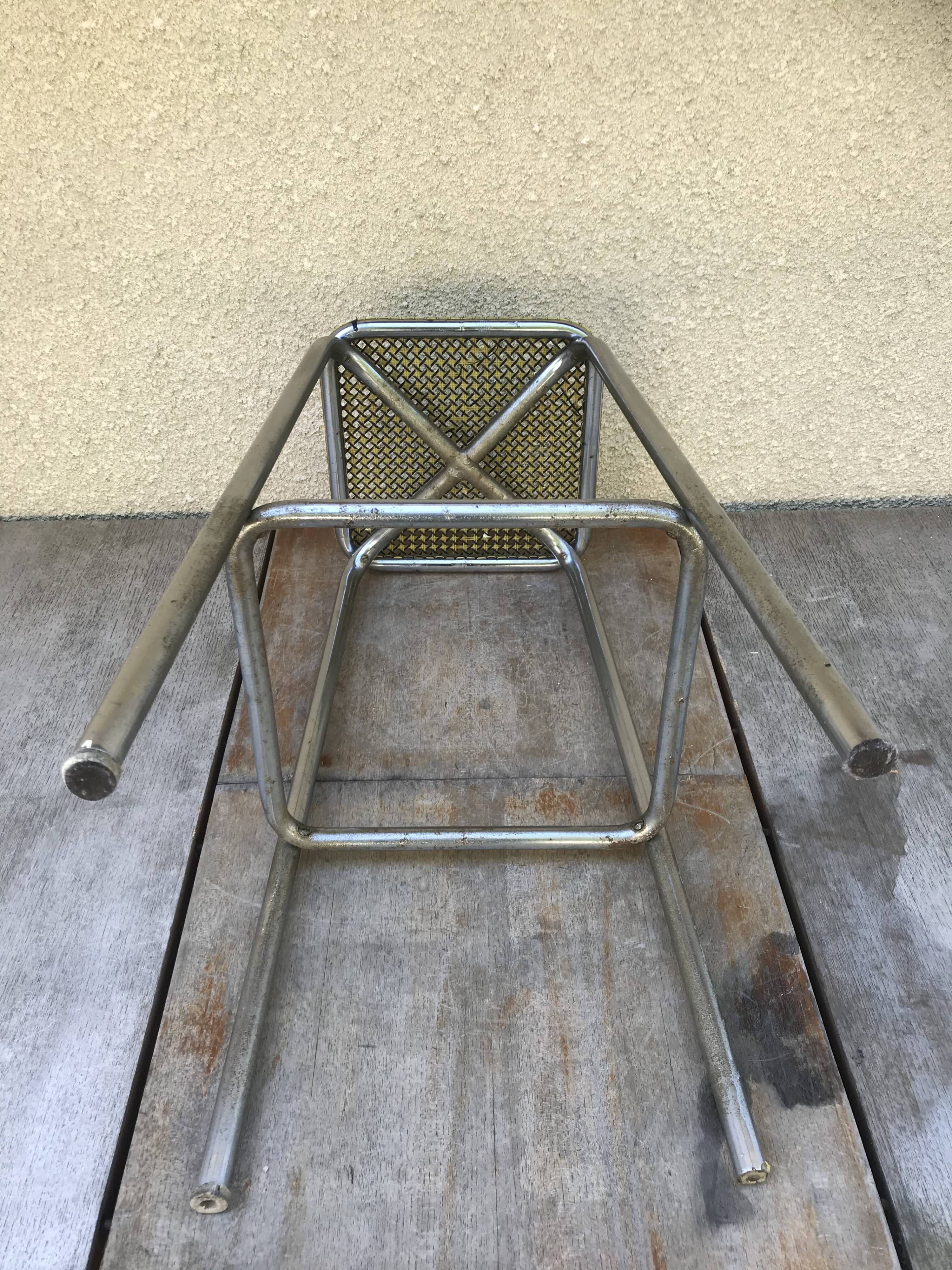 Ancient metal stool