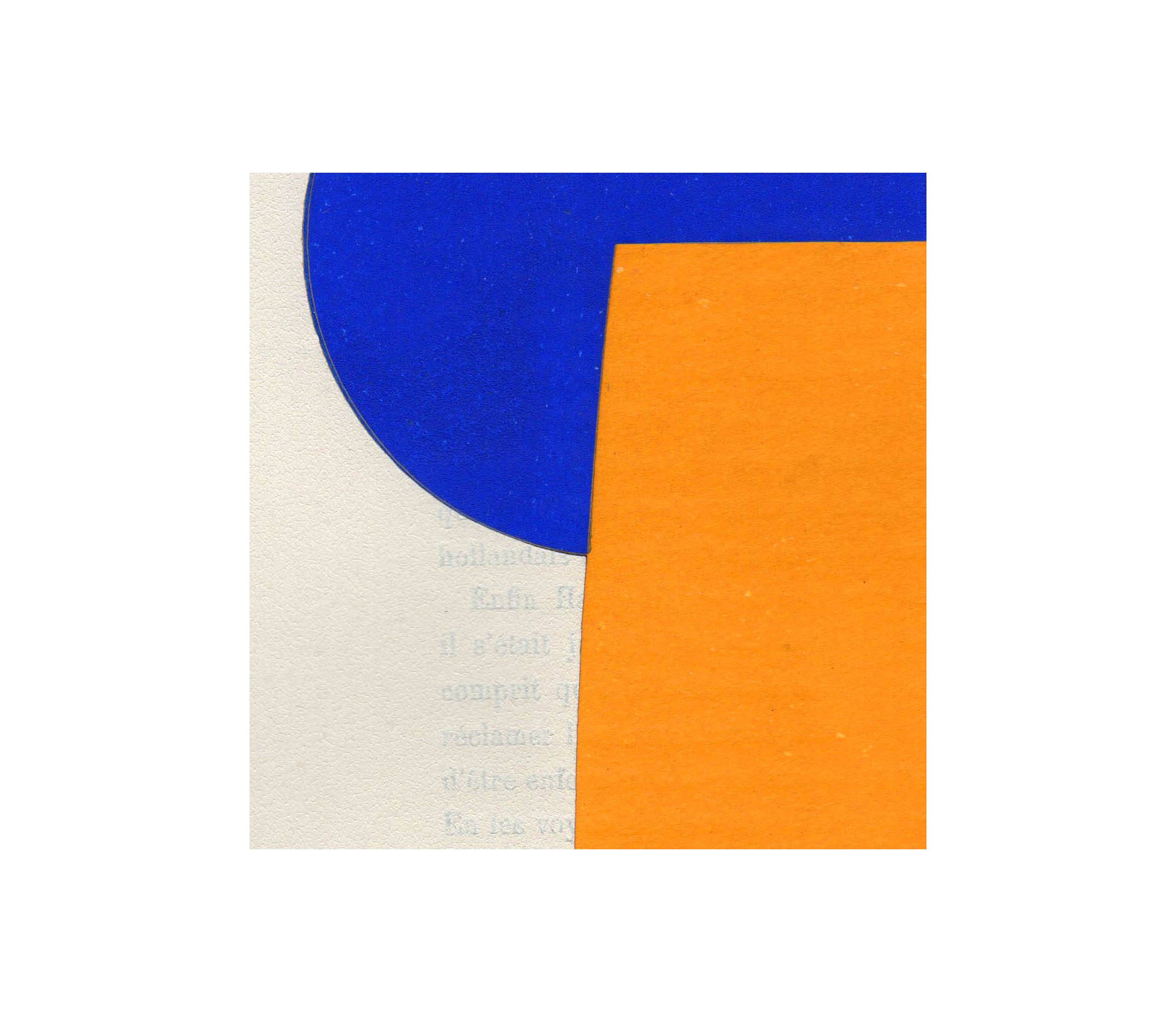 Collage abstrait -OKK - signé eawy