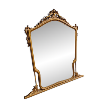 Miroir atypique doré