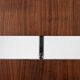 Vintage modern german geometric wall coat rack with umbrella stand, 1960s