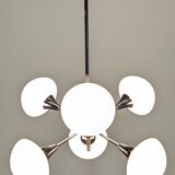 Space Age Sputnik chandelier with 6 lights, 50s-60s