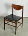 Chaise d'appoint sculpturale en teck Danemark années 50