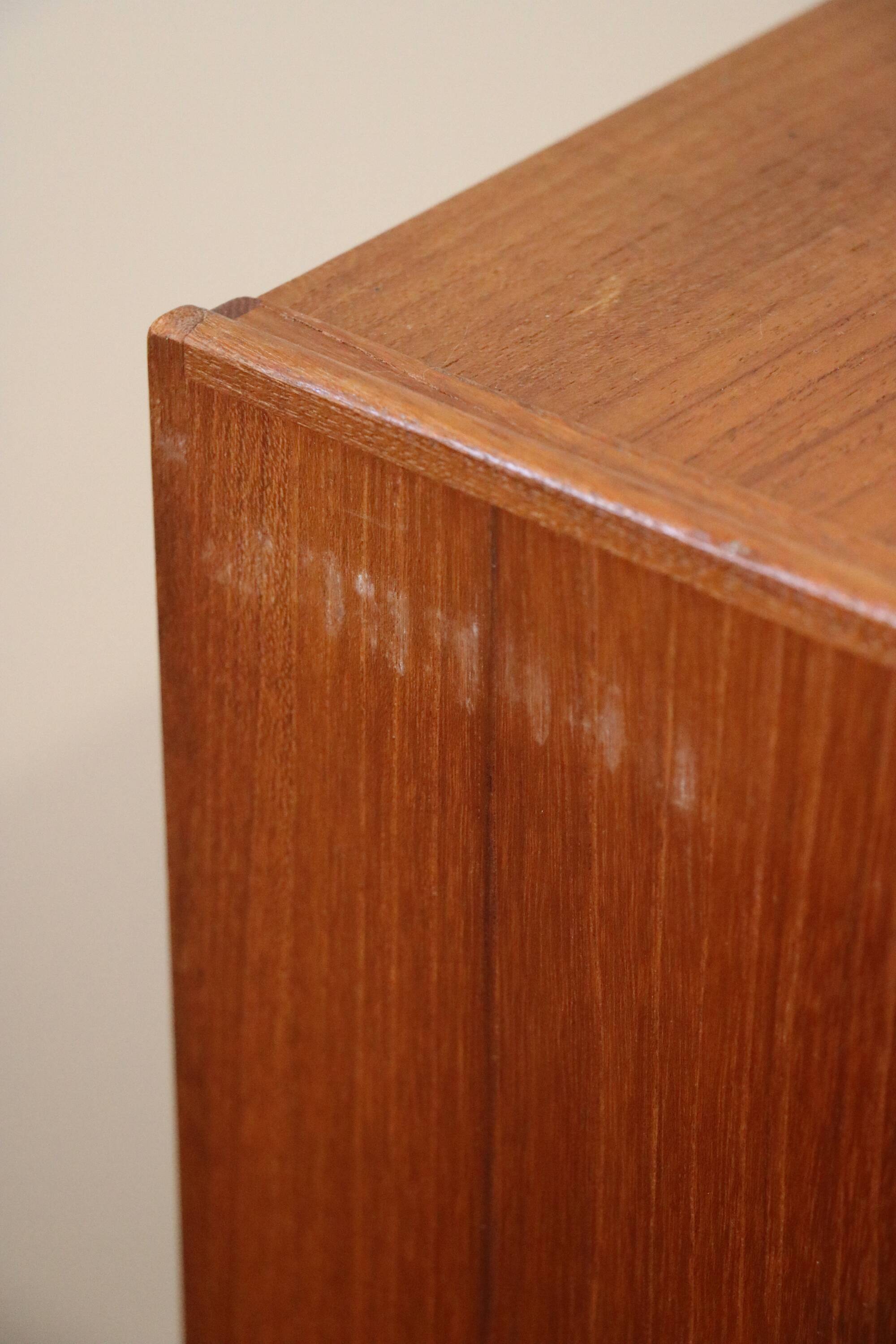 1960s Scandinavian teak chest of drawers