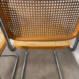Pair of Cesca Marcel b32 Breuer chair Made in Italy