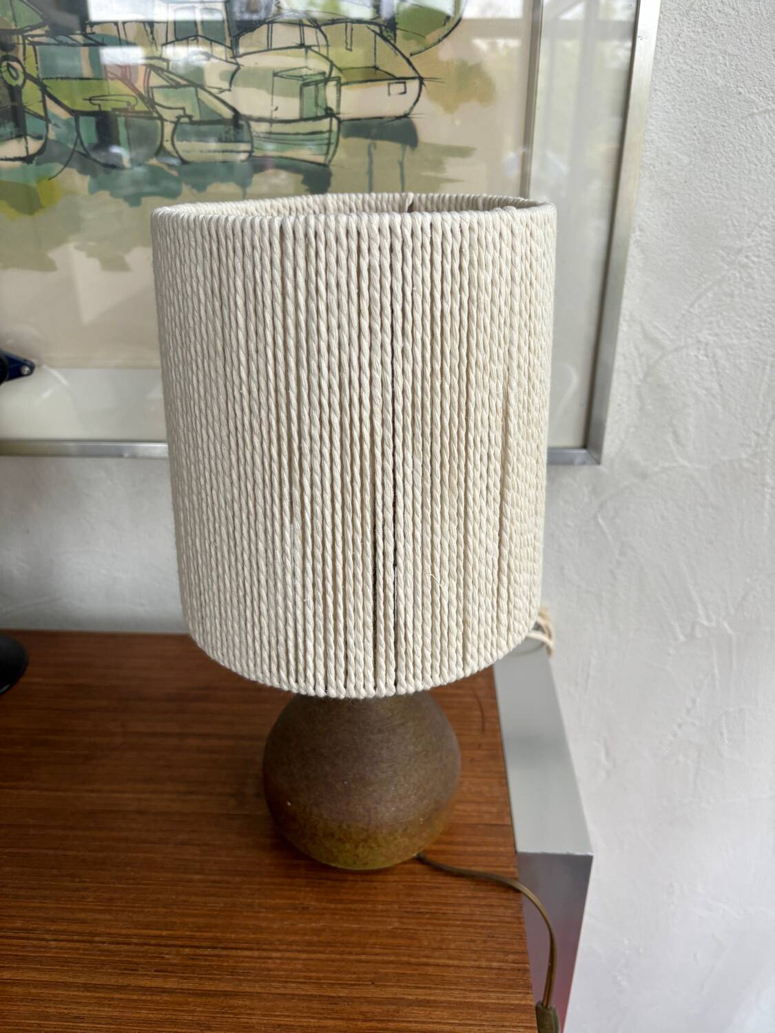 Vintage sandstone lamp