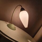 Pastel and gold green table lamp, France