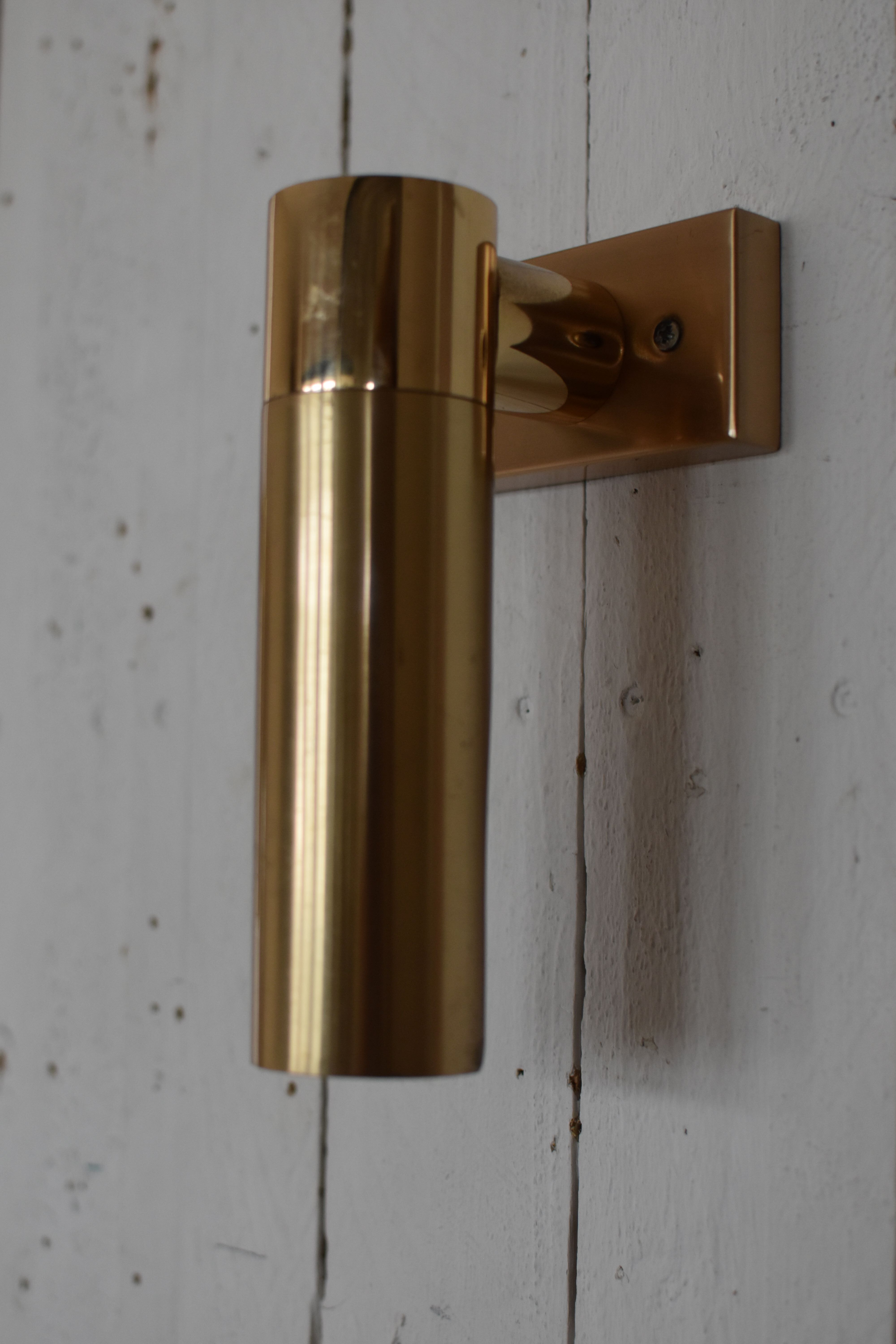 Wall lamps cylilndrique gilded