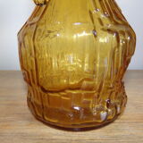 Amber-colored pitcher decanter