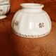 5 old porcelain bowls