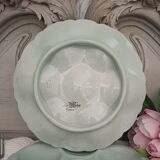 Antique earthenware oyster plates