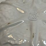 White cabbage slip tureen